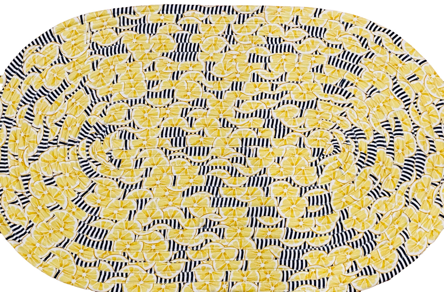Lemons Jellyroll Rug 20X32, Cotton